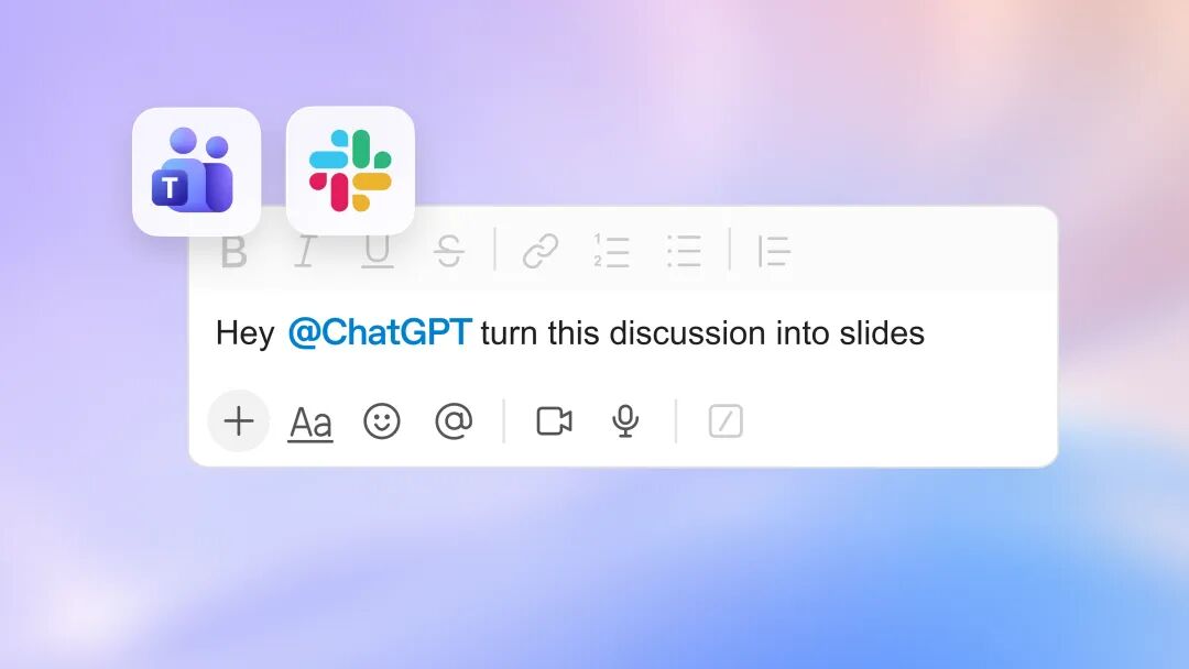 ChatGPT in Slack and Microsoft Teams