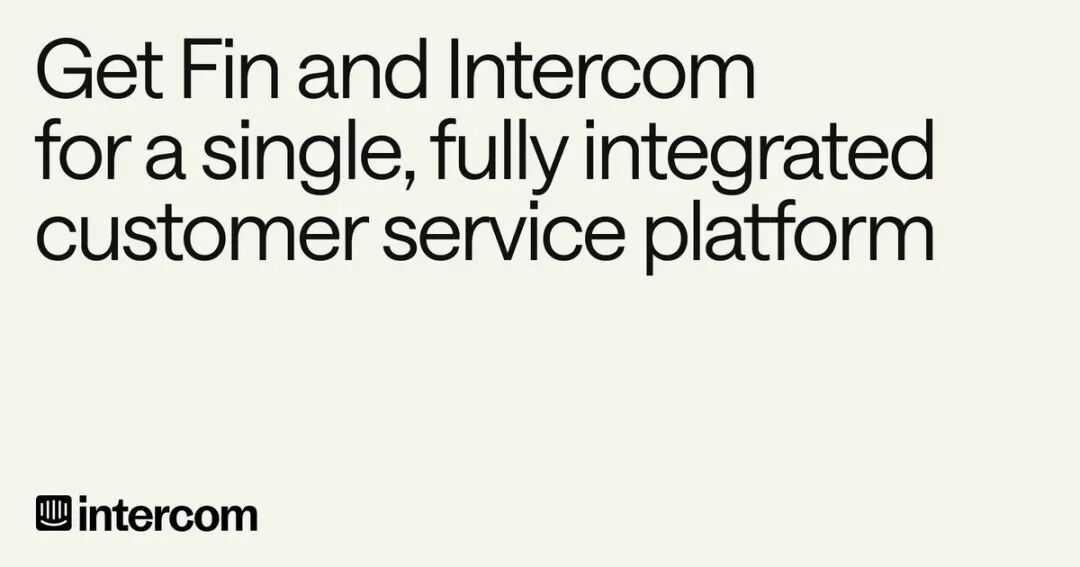 Intercom 的 Fin:每解决一次对话收 0.99 美元。图片来自 Intercom