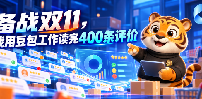 备战双11，我用4个AI Agent读完400条评价改详情页