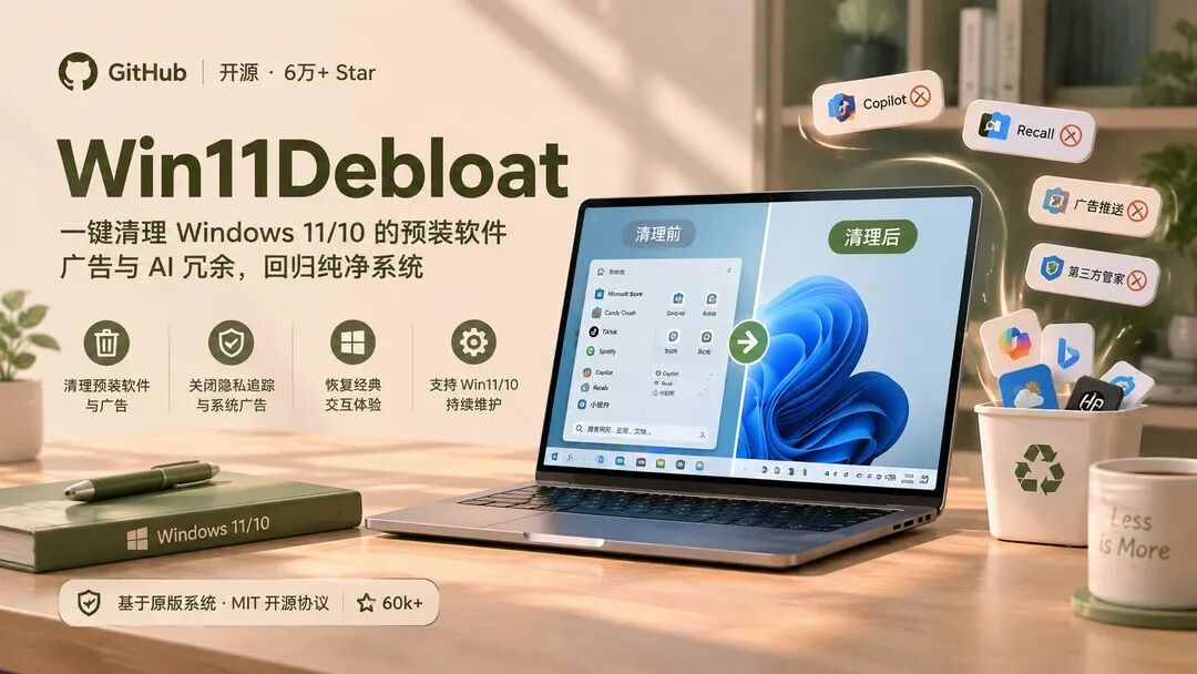 Win11Debloat 封面