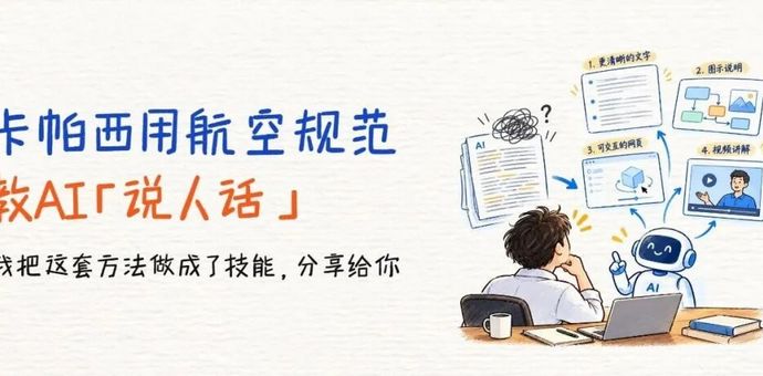 卡帕西用航空规范教AI「说人话」：我把这套方法做成了技能