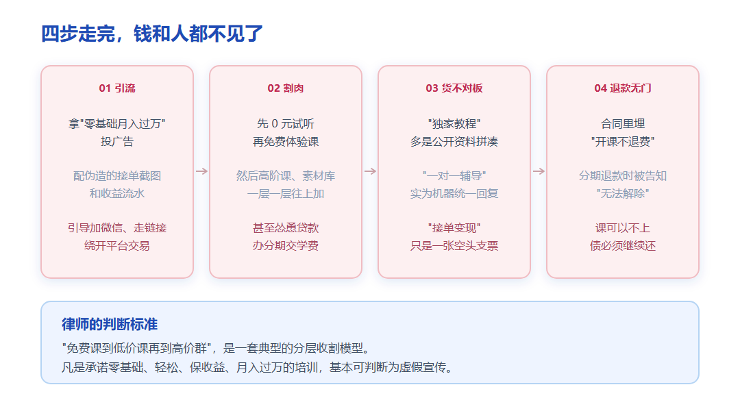 四步收割,一环扣一环