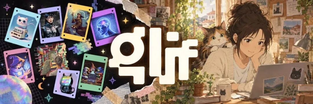 Jamie 做的对比图,左边是 v1 时代的 glif 卡片,右边是 v2,都是用 Glif 做的。图片来自 Jamie Wilkinson 的网站