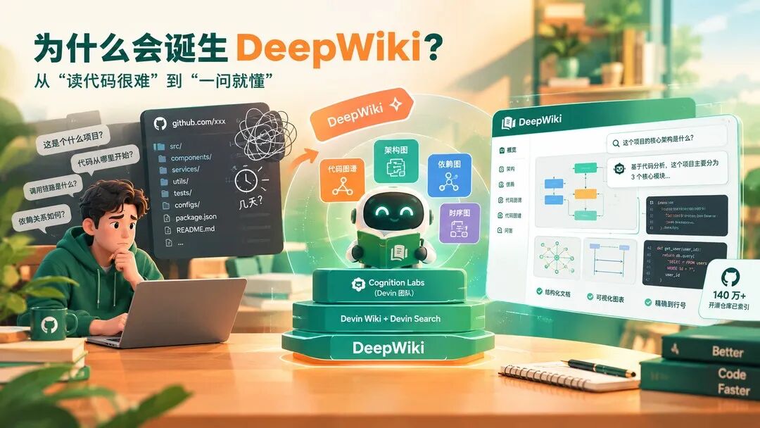 为什么会诞生 DeepWiki 主题插画