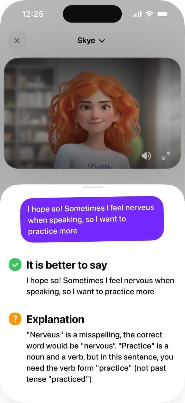 Praktika - Learn and speak new languages with AI tutors