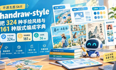 做图总翻车？这两个开源生图Skill，把画风和排版直接编成了字典