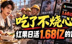 吃了不烧心：红果日活1.68亿的背后