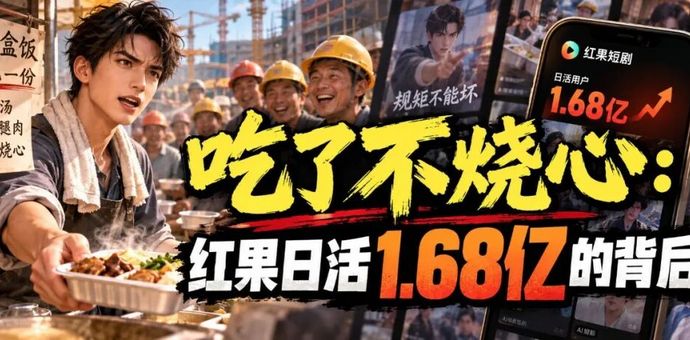 吃了不烧心：红果日活1.68亿的背后