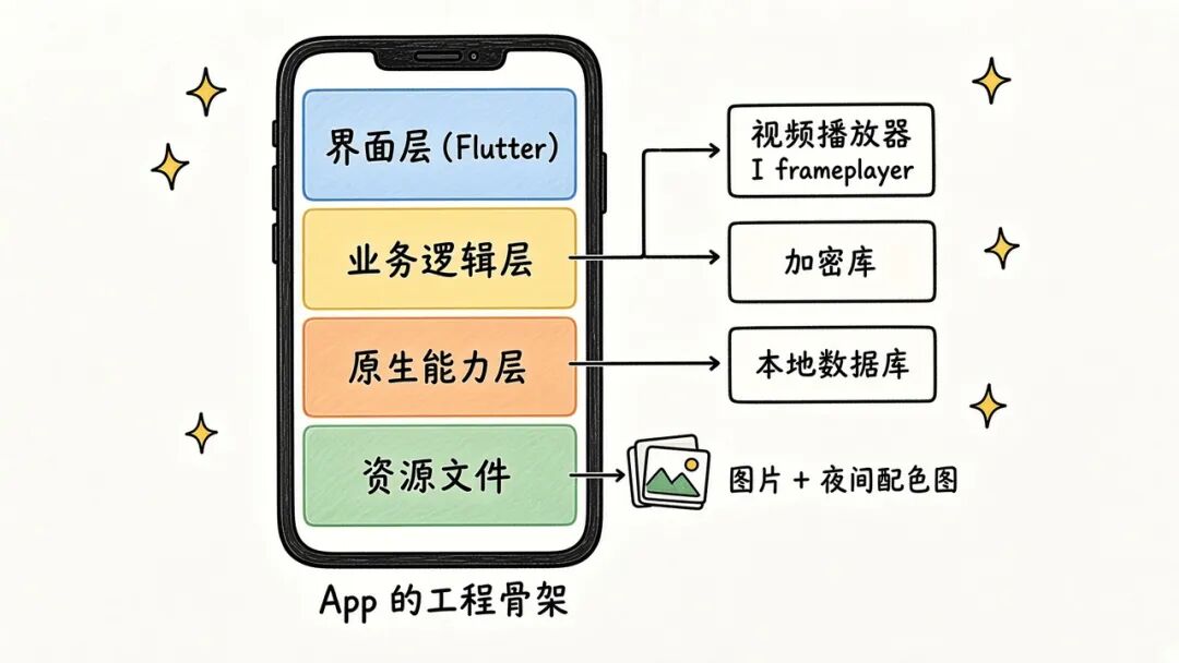 这个 App 的工程骨架