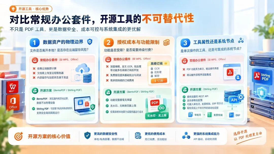 开源工具与办公套件对比